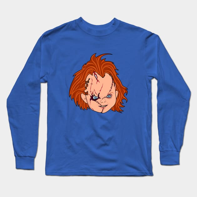 Chucky | Doll Long Sleeve T-Shirt by Jakmalone